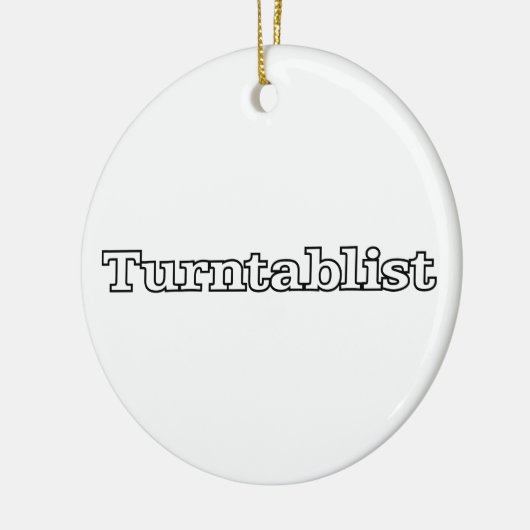 Turntablist Keramikornament (Links)
