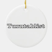 Turntablist Keramikornament (Hinten)