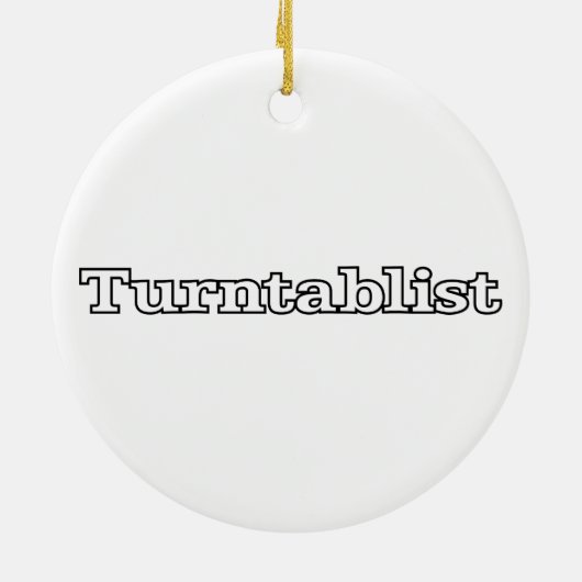 Turntablist Keramikornament (Hinten)