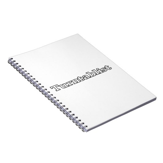 Turntablist Notizblock (Rechte Seite)