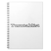 Turntablist Notizblock (Vorderseite)