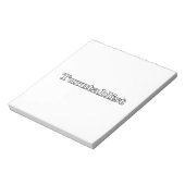 Turntablist Notizblock (Rotiert)