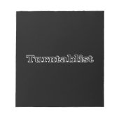Turntablist Notizblock (Vorderseite)