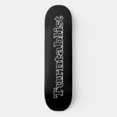 Turntablist Skateboard (Vorderseite)