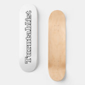Turntablist Skateboard (Vorderseite)