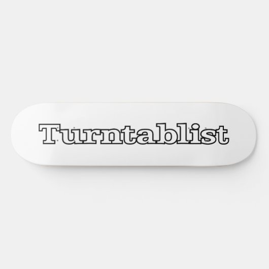 Turntablist Skateboard (Horizontal)