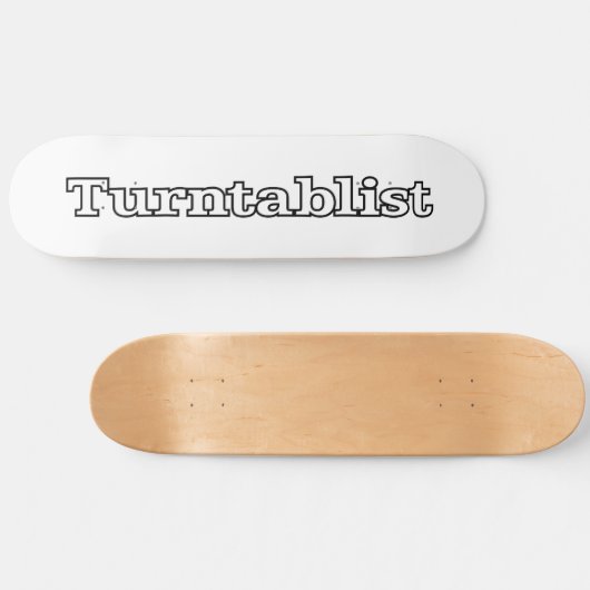 Turntablist Skateboard (Horizontal)