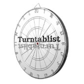 Turntablist ʇ sıklamʇɹ n dartscheibe (Vorderseite rechts)