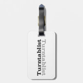 Turntablist ʇ sıklamʇɹ n gepäckanhänger (Rückseite vertikal)