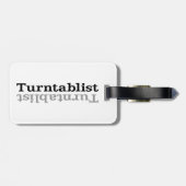 Turntablist ʇ sıklamʇɹ n gepäckanhänger (Rückseite horizontal)