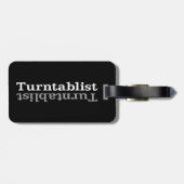 Turntablist ʇ sıklamʇɹ n gepäckanhänger (Rückseite horizontal)