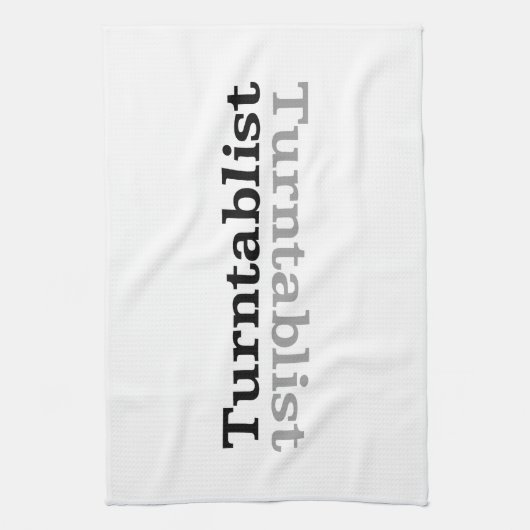 Turntablist ʇ sıklamʇɹ n geschirrtuch (Vertikal)