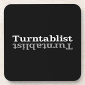 Turntablist ʇ sıklamʇɹ n getränkeuntersetzer (Vorderseite)