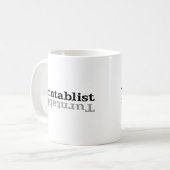 Turntablist ʇ sıklamʇɹ n kaffeetasse (Vorderseite Links)