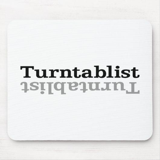 Turntablist ʇ sıklamʇɹ n mousepad (Vorne)