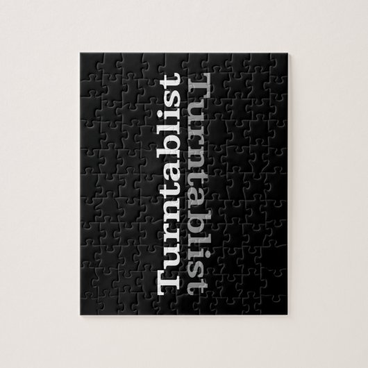 Turntablist ʇ sıklamʇɹ n puzzle (Vertikal)