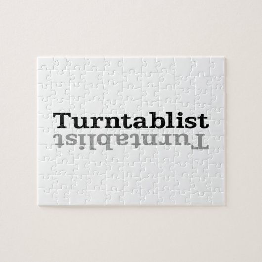 Turntablist ʇ sıklamʇɹ n puzzle (Horizontal)
