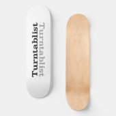 Turntablist ʇ sıklamʇɹ n skateboard (Vorderseite)