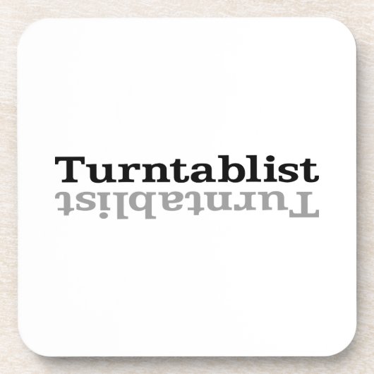 Turntablist ʇ sıklamʇɹ n untersetzer (Vorderseite)