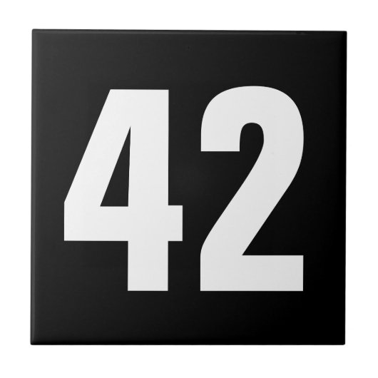 Türnummer Fliese (Vorderseite)