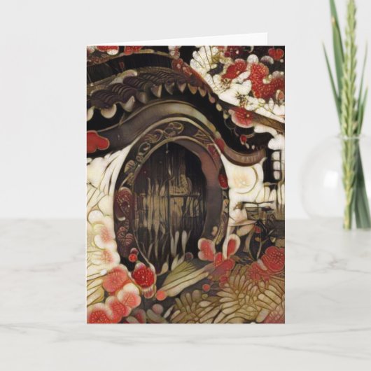 Türöffnung Dankeskarte (Vorderseite)