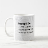 Turophile Kenner des Käses Kaffeetasse (Links)