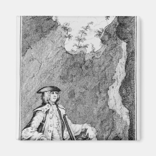 Turpin, als er sich in einer Höhle versteckte Magnet (Vorne)