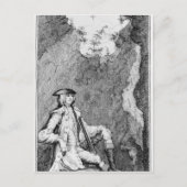 Turpin, als er sich in einer Höhle versteckte Postkarte (Vorderseite)