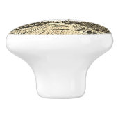 TÜRPULL ÖFFNET STRASSENDESIGN KERAMIKKNAUF (Seitenansicht)