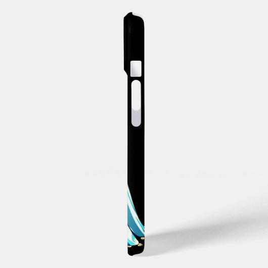 Turqoise Dreams Pageant Portrait Blonde Case-Mate iPhone Hülle (Rückseite / Links)