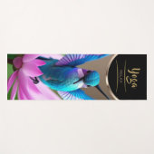 Turqoise Hummingbird - Yoga Mat Yogamatte (Vorderseite (Horizontal))