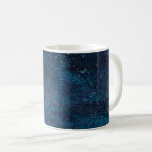 Turqouise Galaxy Paint Glitzern Kaffeetasse (VorderseiteRechts)