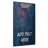 Turqouise Galaxy Paint Glitzern Klemmbrett (Rechts)