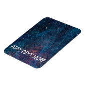 Turqouise Galaxy Paint Glitzern Magnet (Linke Seite)