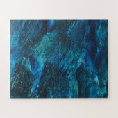 Turqouise Galaxy Paint Glitzern Puzzle (Horizontal)