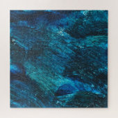 Turqouise Galaxy Paint Glitzern Puzzle (Horizontal)