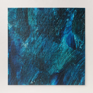 Turqouise Galaxy Paint Glitzern Puzzle