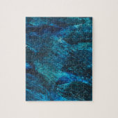 Turqouise Galaxy Paint Glitzern Puzzle (Vertikal)