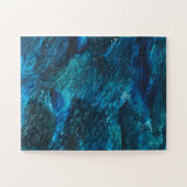 Turqouise Galaxy Paint Glitzern Puzzle (Horizontal)