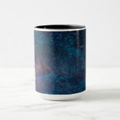 Turqouise Galaxy Paint Glitzern Tasse (Zentrum)