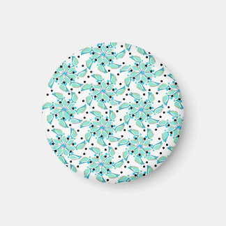Turqu Blume Magnet