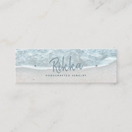 Turquioise Ocean Stube Earring Display Card Mini Visitenkarte