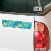 Turquise Crumpled Textur Autoaufkleber (Auf Lkw)