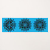 Turquise und Mandala-Yoga-Matte Yogamatte (Rückseite (Horizontal))