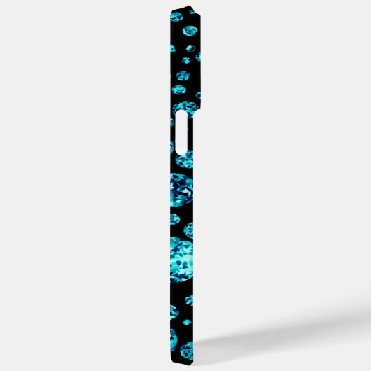 TURQUOISCH IRIDESCENT DIAMOND SEHEN Case-Mate iPhone HÜLLE (Rückseite / Rechts)