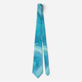 Turquoise Agate Wirbel Neck Tie Krawatte