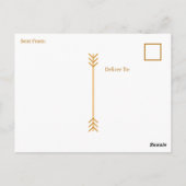 Turquoise and Gold Dragon | Keeping in Touch Postkarte (Rückseite)