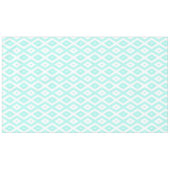 Turquoise and white diamond pattern tischdecke (Vorderseite (Horizontal))