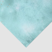 Turquoise Aqua Gold Glam Glitzer Sparkone     Seidenpapier (Detail)