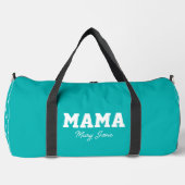 Turquoise Aqua Mama Lieferung Reisesym Duffle Bag (Vorderseite)